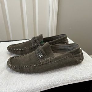 Men's Calvin Klein Leather Shoes -  Color : Gray  Size : 10 1/2